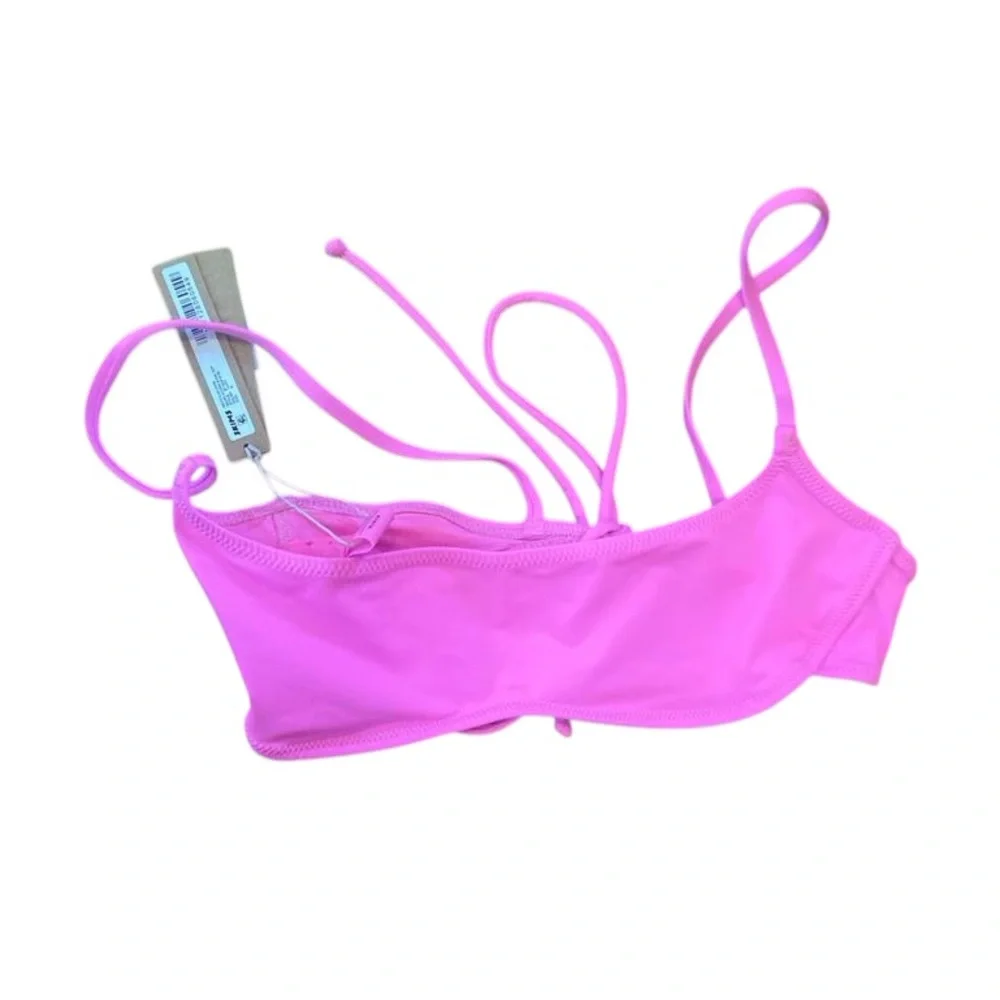 SKIMS Pink Strappy Bikini Top NEW WITH TAGS!